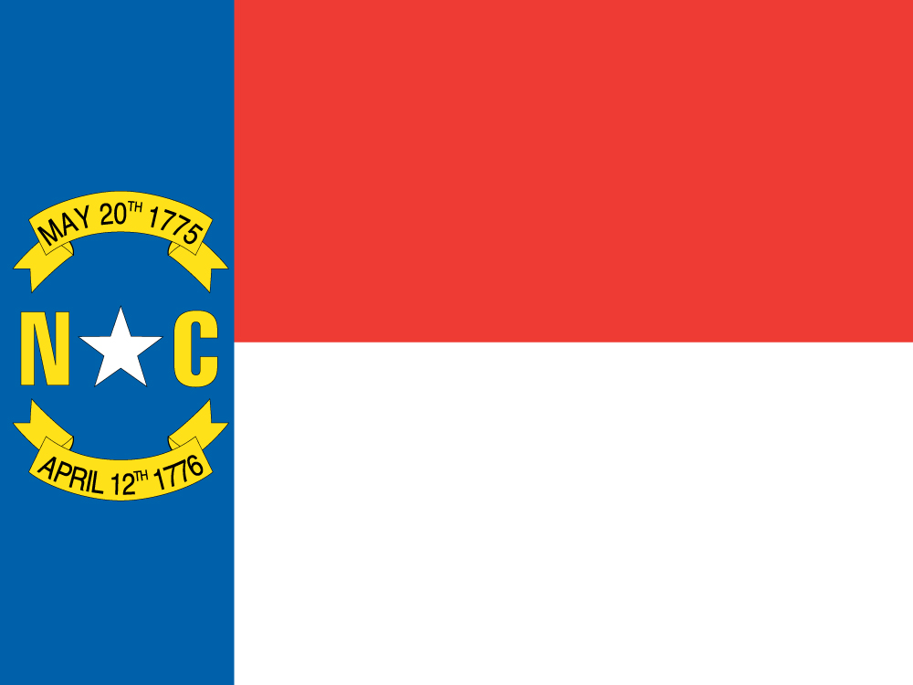 North Carolinian Flag Flag Of North Carolina US State