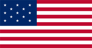 Historical USA 15 Star Flag