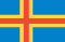 Aland Islands - Finland Flag