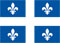 Quebec - Canada Flag