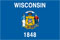 Wisconsin Flag USA